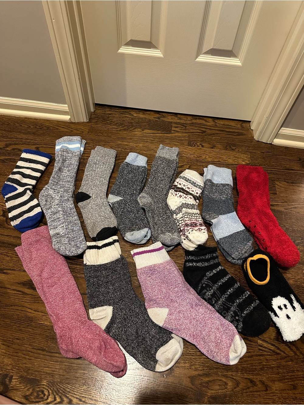Cozy Mixed Women's Cable Boot Crew Socks - Assorted Colors